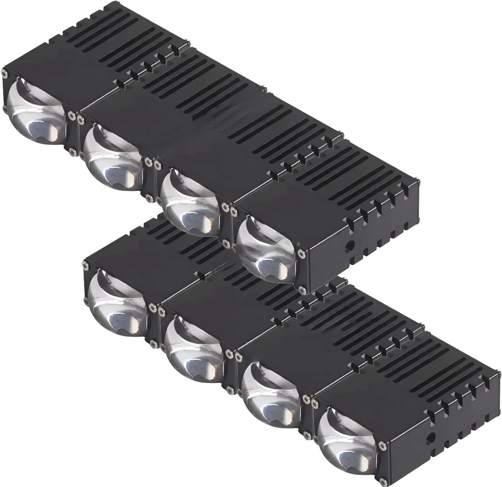 HJG LIU HJG Original Waymaker 8 LED New Model Slim Drive Grille Fitting Dual Colour Fog Light Mini Drive Light Version 4 And Wiring With Canbus For All Cars and Motorcycles (8Pcs) HJG Waymaker Foglight HJG New Model 8 LED with Canbus Wiring Harness Kit